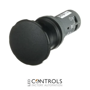 1SFA619126R1076 ABB CPM3-10B-11 Black Mushroom Pushbutton 1NO+1NC - image 2