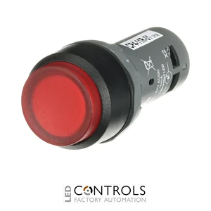 1SFA619103R1141 ABB CP4-11R-01 Illuminated Maintained Pushbutton 24 V AC/DC - image 2