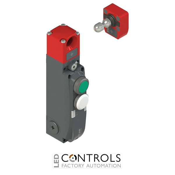 NG 2D1D416U-F31 Pizzato NG series safety switch with lock and integrated control devices, with actuator
