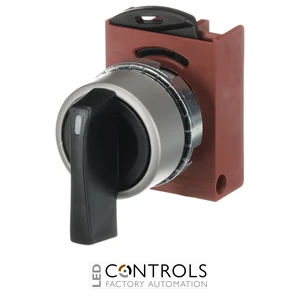 1SFA184391R9006 ABB P9MSVZ3N P9M Three-Position Black Long-Handle Selector Switch - image 3