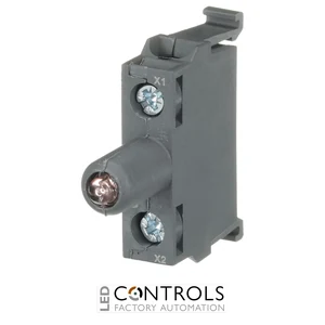 1SFA611621R2071 ABB MLBL-07BR Red LED Lamp Block - image 2