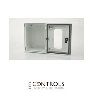 BRES-325P Safybox GRP Electrical Enclosure IP66 with a Glazed Door 300Hx250Wx140D