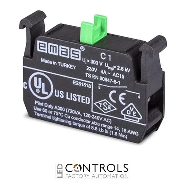 EMAS C1 EMAS CM/CP SERIES CONTACT BLOCK N/O