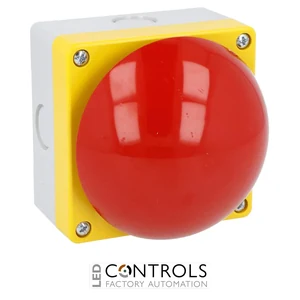 LOVATO LP9P11R PALM SWITCH RED PULL-TO-RELEASE 1NC + 1NO