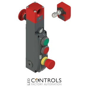 NG 2D7E411L-F31 Pizzato NG series safety switch with lock and integrated control devices, with actuator