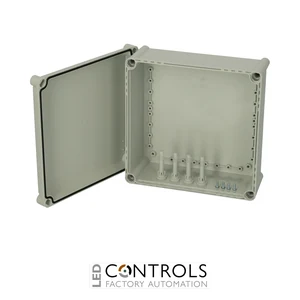5330362 Fibox PC 2828 13 G Enclosure, Polycarbonate Grey cover
