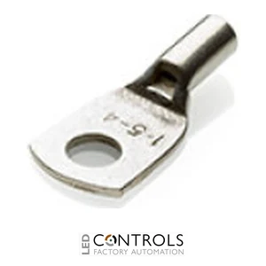 COL1.5-4 Partex copper tube ring terminal, 1.5mm², M4 stud, pack 100