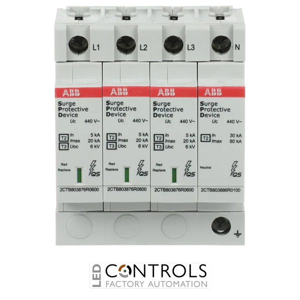 2CTB803973R1300 ABB OVR T2-T3 3N 20-440 P QS Type 2+3 Surge Protective Device
