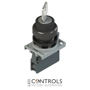 E2 AC-DXBC1603 Pizzato Complete unit with key selector, fixing adapter and contacts