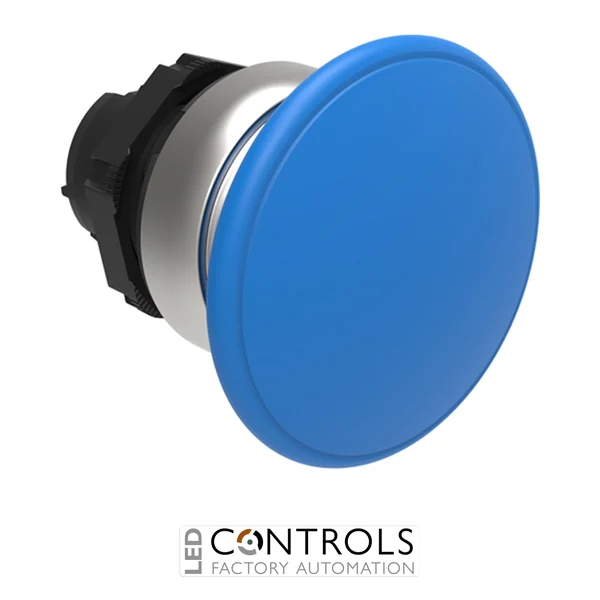 LOVATO LPCB6146 MUSHROOM HEAD PUSH-BUTTON 40MM BLUE