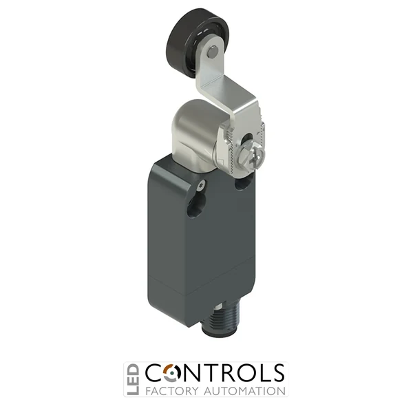 NA B112KE-SMK Pizzato Modular prewired switch with adjustable shaped metal revolving lever diam. 20 roller