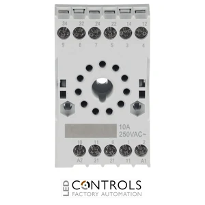 1SVR405660R1100 ABB CR-U3SM Small Socket for 3 C/O CR-U Relay Screw Connection