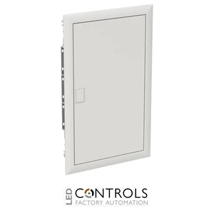 2CPX031371R9999 ABB UK636N3 UK600 Flush-Mounted Consumer Unit 36 Module 3 Row IP30 with Door and N/PE Terminals RAL 9016 - image 3
