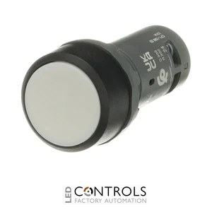 1SFA619100R1025 ABB CP1-10W-20 Compact White Pushbutton 2NO - image 2