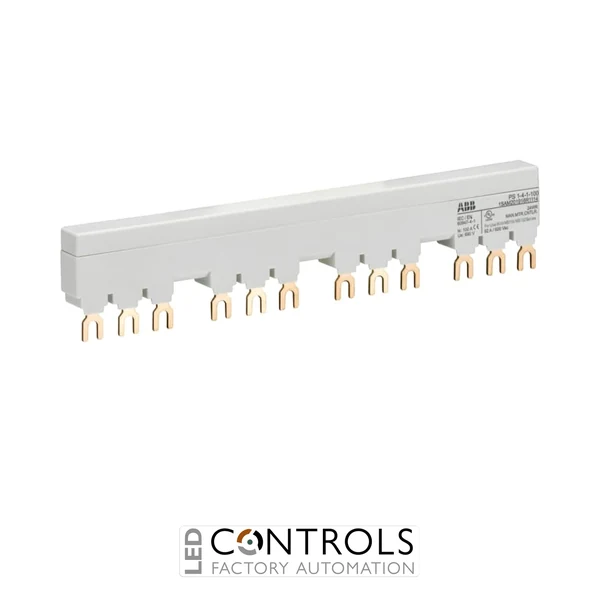 PS1-4-1-100 3-phase busbar for 4 MS116 /MS132 with 1 HK/SK, Ie=100A