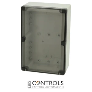 7025810 Fibox PCTQ3 162409 Enclosure, Polycarbonate Smoked transparent cover (quick-locking)
