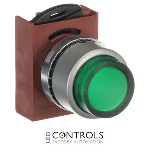 1SFA184502R9102 ABB P9MPLVSD Green Illuminated Extended Momentary Pushbutton