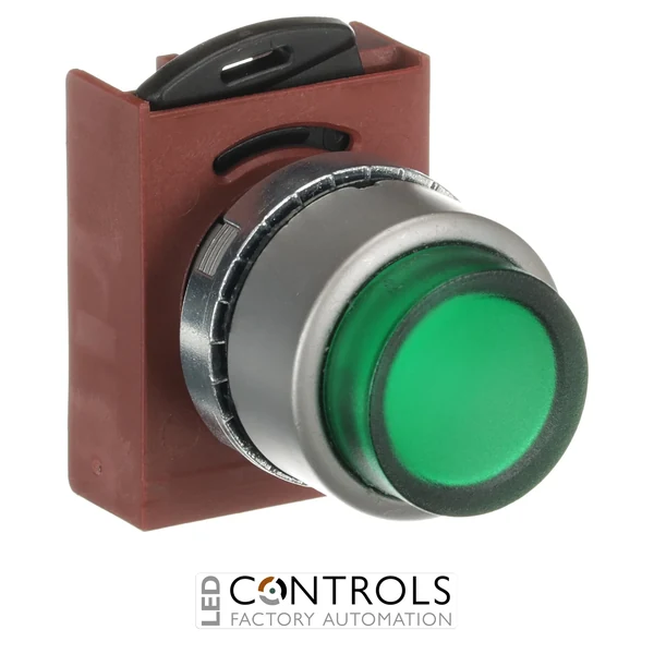 1SFA184502R9102 ABB P9MPLVSD Green Illuminated Extended Momentary Pushbutton
