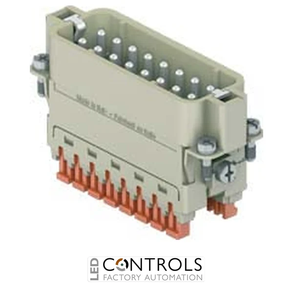 CSAHM16 Ilme Squich male insert 16 pole and earth (push in actuator)