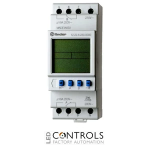 12.22.8.230.0000 Finder Time switch Weekly 2pole 16A 230V