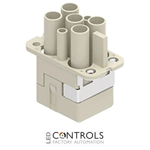CQF 04/2E ILME Female insert 4p+E 40 amp+2p 10 amp crimp PE plate