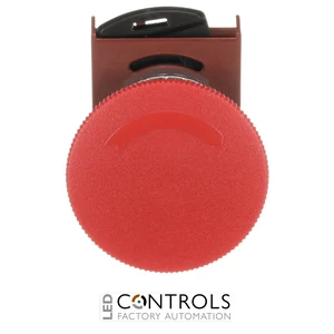 1SFA184071R9001 ABB P9MER4RN Red 40 mm Maintained Twist-Release Mushroom Pushbutton