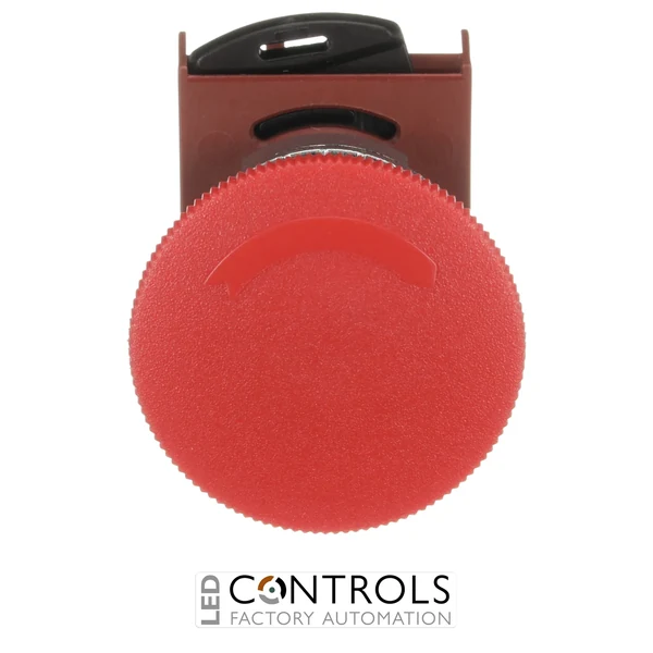 1SFA184071R9001 ABB P9MER4RN Red 40 mm Maintained Twist-Release Mushroom Pushbutton