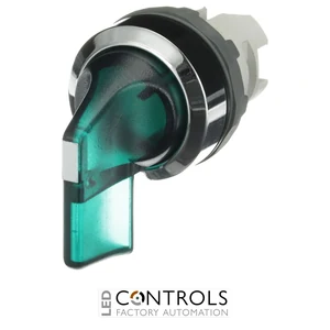 1SFA611203R3102 ABB M2SS4-31G Illuminated 2-Position Maintained Selector Switch - image 3