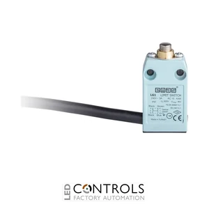 EMAS L61K13PUM211 EMAS L61 SERIES LIMIT SW.SNAP ACTION 1NC+1NO PLUNGER IP67 2MT CABLE - image 3