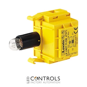 8LM2TGL230 - FLASHING LAMPHOLDER 110-230V W/O MOUNTIN