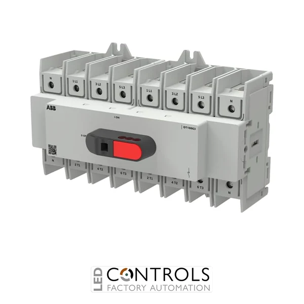 1SCA162668R1001 ABB OT100G3-8BS Switch-disconnector OT Plus 100 A, size G3, 8-pole, DIN mounting,