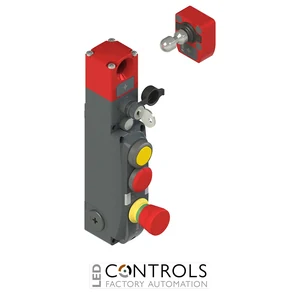 NG 2D5D414L-F31 Pizzato NG series safety switch with lock and integrated control devices, with actuator