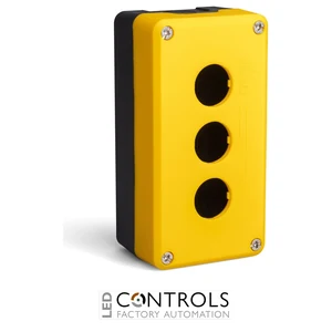 EMAS P3ECBOS EMAS P SERIES BLACK YELLOW PL.BOX 3 WAYS EMPTY