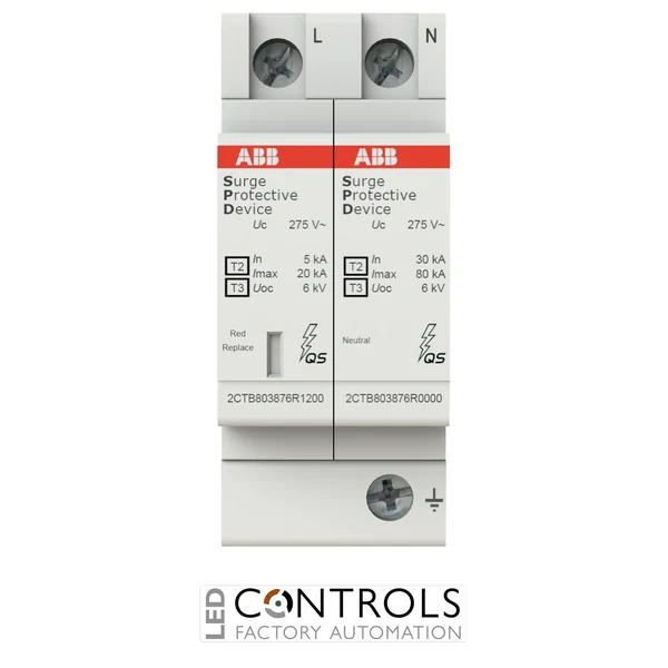2CTB803972R1200 ABB OVR T2-T3 1N 20-275 P QS Surge Protective Device