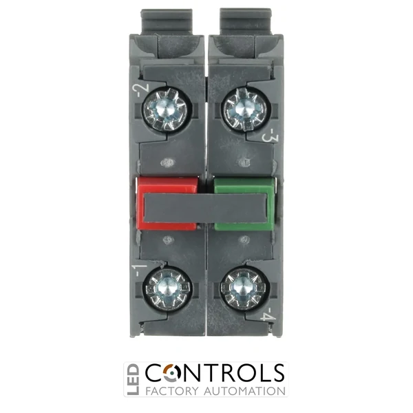 1SFA611610R2011 ABB MCB-11B 1 NO + 1 NC Rear-Mount Double Contact Block