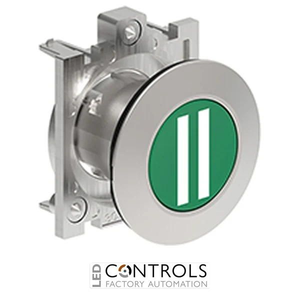 LOVATO LPFB1123 GREEN FLUSH MET.FLAT PUSH-BUTTON II
