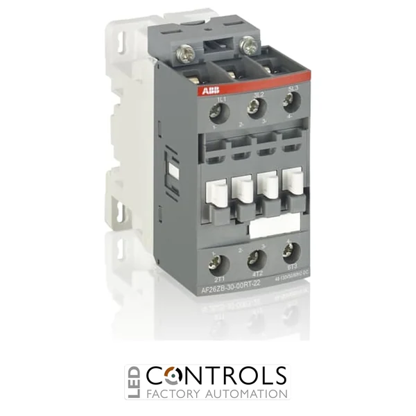 1SBL236060R2100 ABB AF26ZB-30-00RT-21 3 Pole Contactor 3NO 0 Auxiliary Contacts 24-60V AC 50/60Hz 20-60V DC Coil Ring-Tongue Terminals