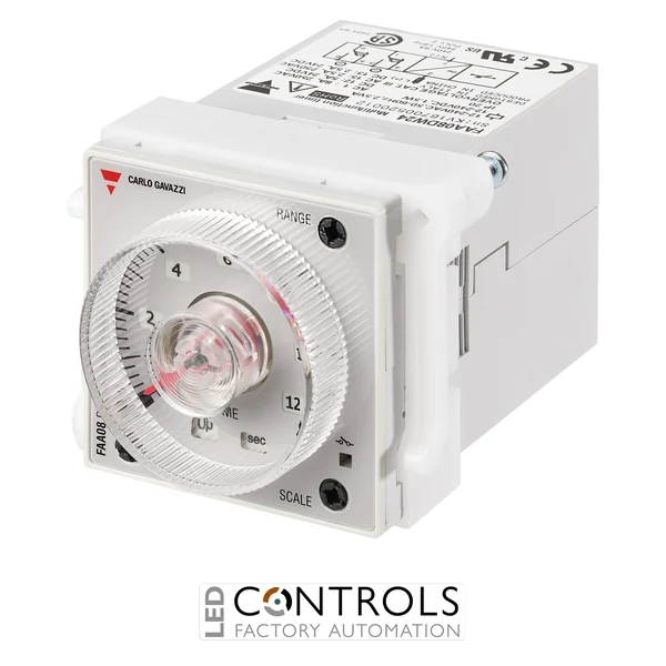 FAA01DW24_-__48_x_48_Panel_mount_DPDT_Delay_On_operate_timer,_11_pin_plug