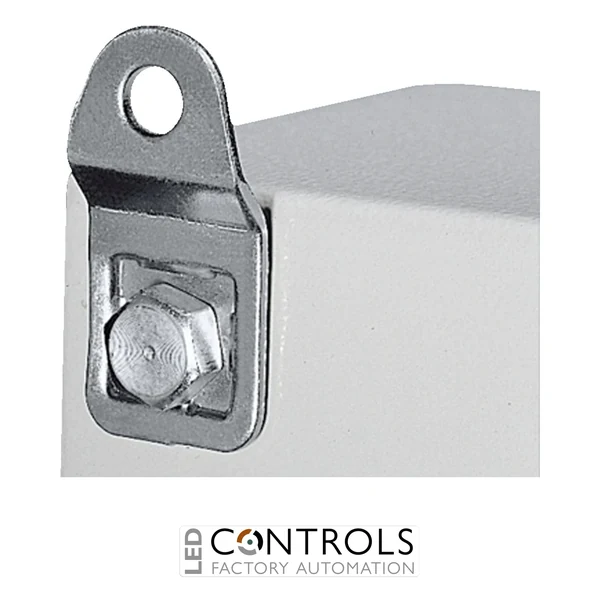 KL1580.000 Rittal Wall mounting bracket brass nickel-plated Wall distance 8mm