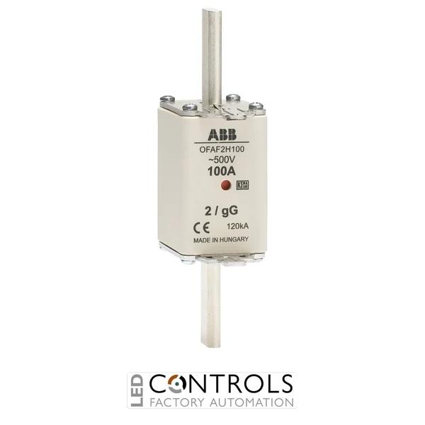 1SCA022627R4810 ABB 35 A gG DIN Size 2 500 V Fuse Link