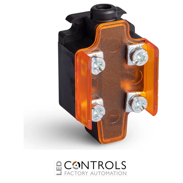 EMAS LK10K13 EMAS LIMIT SWITCH CONTACT BLOCK SNAP ACTION 1NC-1NO W SHORT MIL