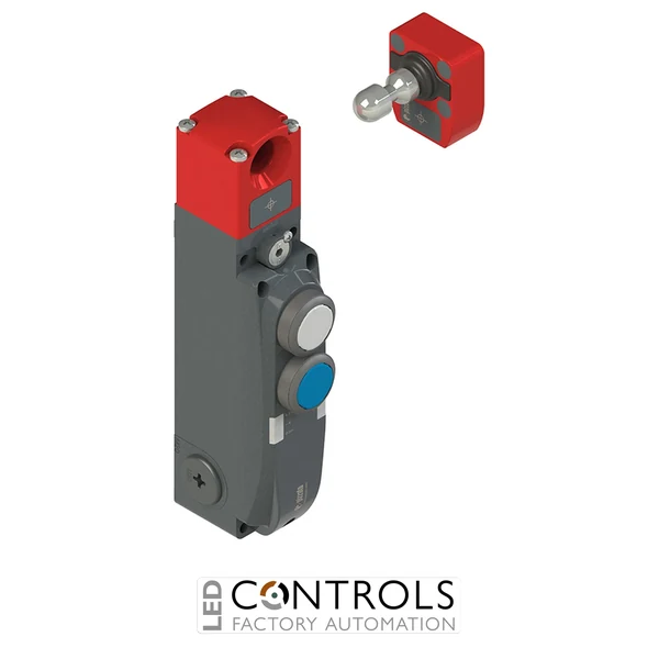NG 2D1D416L-F30 Pizzato NG series safety switch with lock and integrated control devices, with actuator