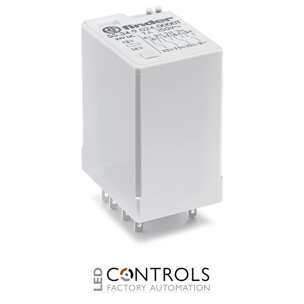 Finder 55.34.8.230.0000T - 55 Series Miniature General Purpose Relays - Railway
