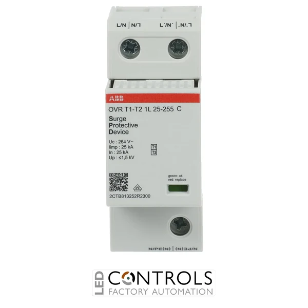 2CTB813250R2300 ABB OVR T1-T2 1L 25-255 P Surge Protective Device