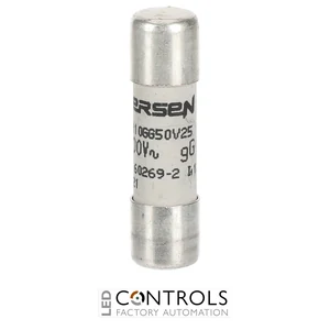2CSM277103R1801 ABB E9F10GG25 25 A 500 V AC 10.3 x 38 mm gG Cylindrical Fuse - image 2