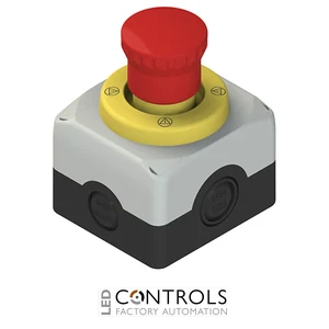 ES AC31430 Pizzato Complete unit with enclosure, emergency pushbutton, luminous disc and contacts