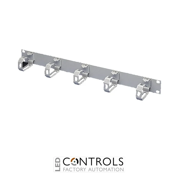 DK7159.035 Rittal Cable management panel 1 U with plastic rings