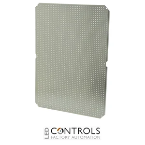 8120928 Fibox MPMP ARCA 8060 Mounting plate multiperforated (730x530x2 mm - ⌀3.6 mm) Galvanized steel, for size 800x600x300