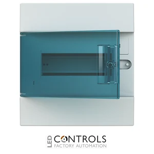 1SLM004100A1202 ABB MISTRAL41F 41A08X12 IP41 Flush-Mounted Enclosure 8 Module Transparent Door