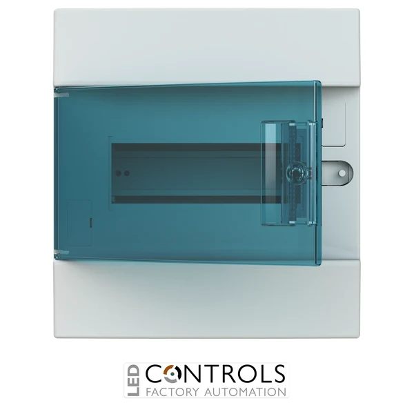 1SLM004100A1202 ABB MISTRAL41F 41A08X12 IP41 Flush-Mounted Enclosure 8 Module Transparent Door